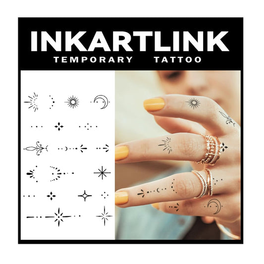 INKARTLINK Tattoo Tech 2-sheets showcase realistic wear for festivals and events.