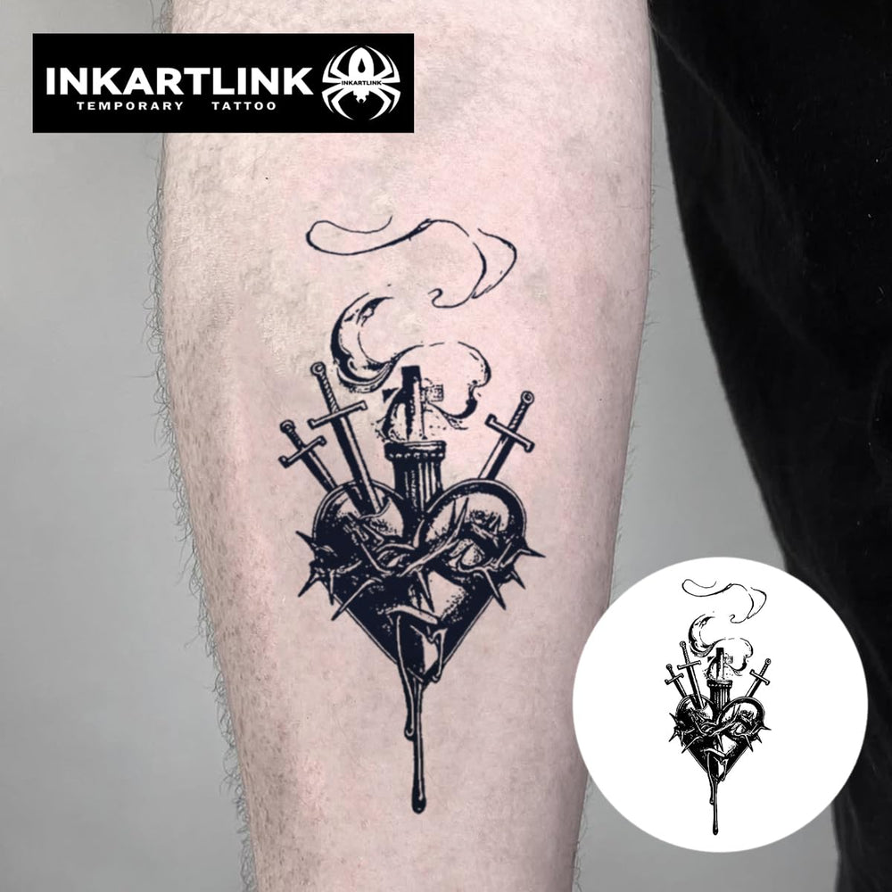 INKARTLINK Tattoo Tech Adult Art Designs, versatile collection for stylish temporary tattoos.