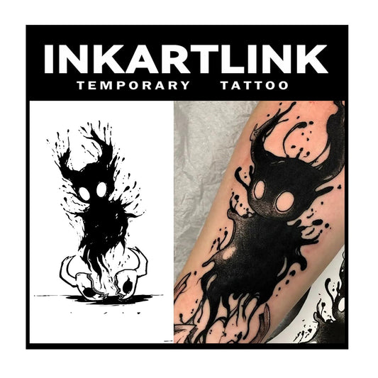 INKARTLINK Tattoo Tech demon unsheathed closeup shows dramatic, durable ink detail