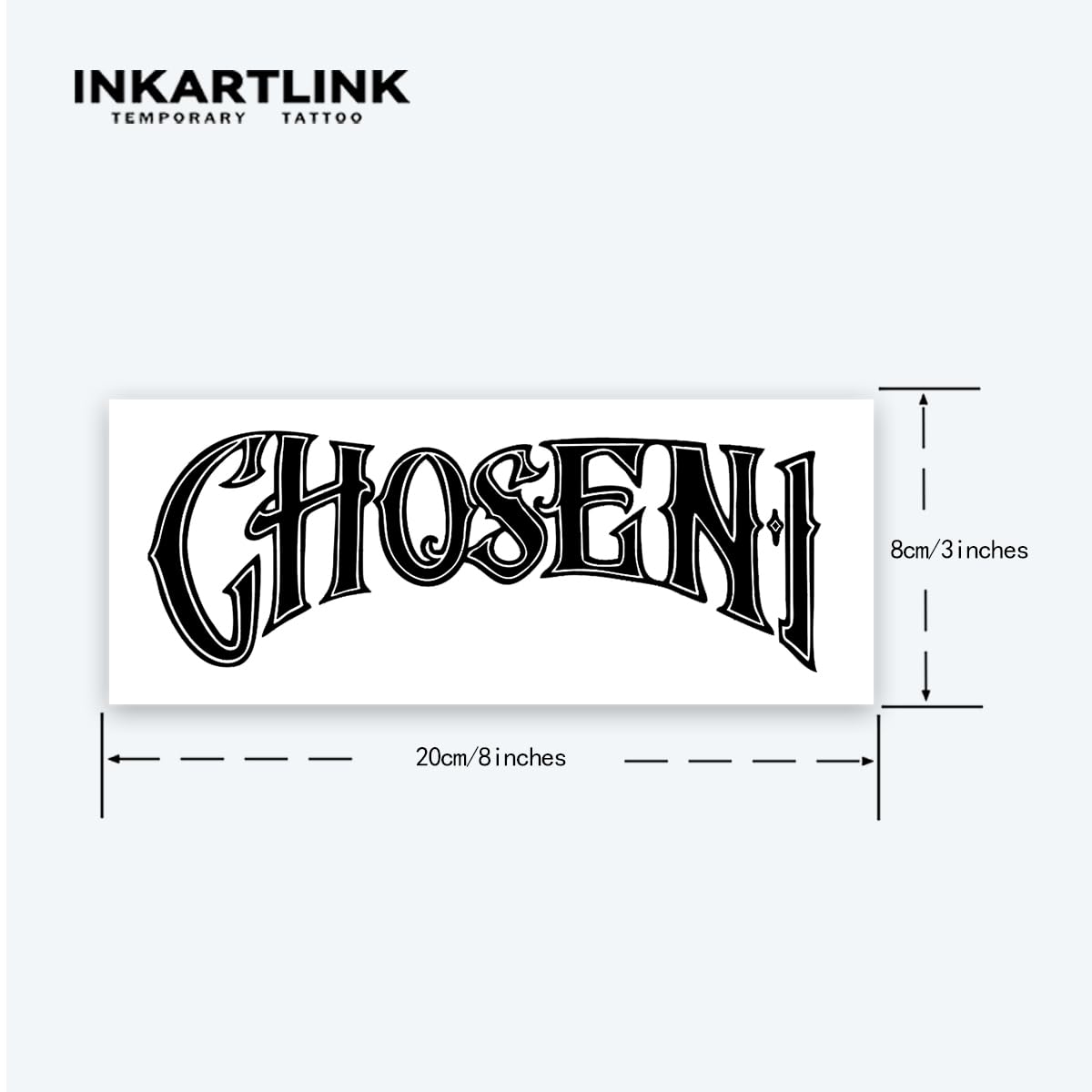 INKARTLINK Tattoo Tech quick-apply design in 30 seconds for effortless styling.