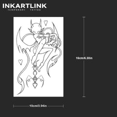INKARTLINK Tattoo Tech No Reflection preserves natural skin appearance.