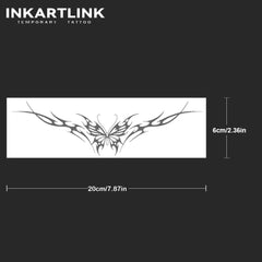 INKARTLINK Tattoo Tech realistic inkwork sheet—subtle, skin-safe fashion statement.