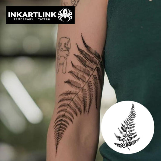 INKARTLINK Tattoo Tech realistic look, long-lasting non-adhesive tattoo for confident wear.