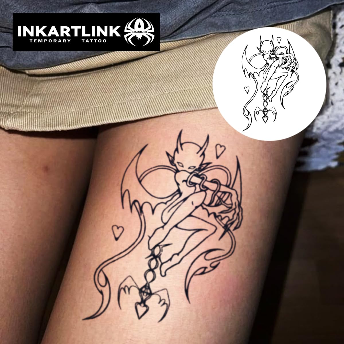 INKARTLINK Tattoo Tech Realistic Look with detailed shading and convincing appearance.