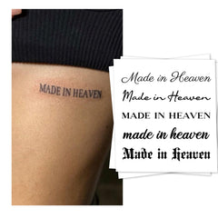INKARTLINK Tattoo Tech small sheet design for a realistic temporary tattoo