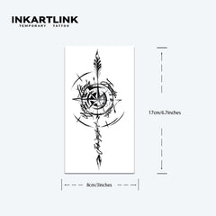 INKARTLINK Tattoo Tech Starlight Design sheet emphasizes safe, botanically derived materials.