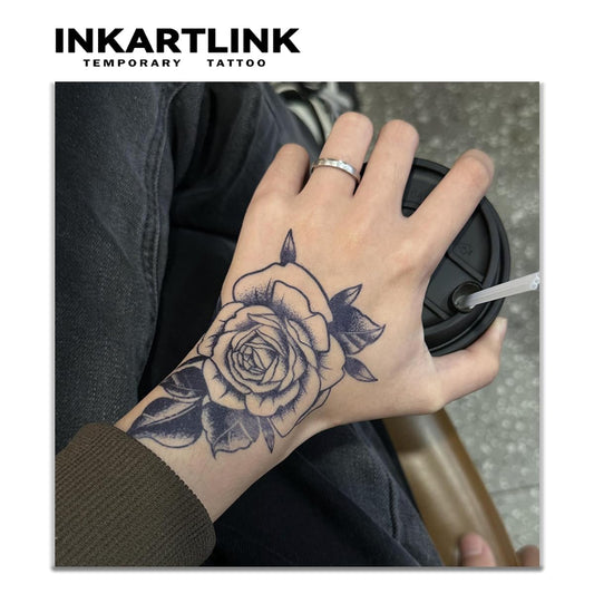 INKARTLINK Tattoo Tech waterproof application highlights durable wear for daily activities.