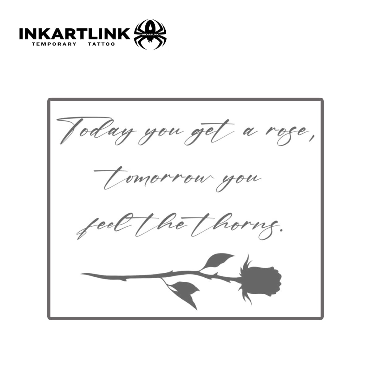 INKARTLINK Tattoo Tech waterproof design holds up during activities.
