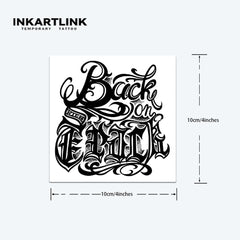 INKARTLINK waterproof tattoos stay on skin for 1-2 weeks during daily activities