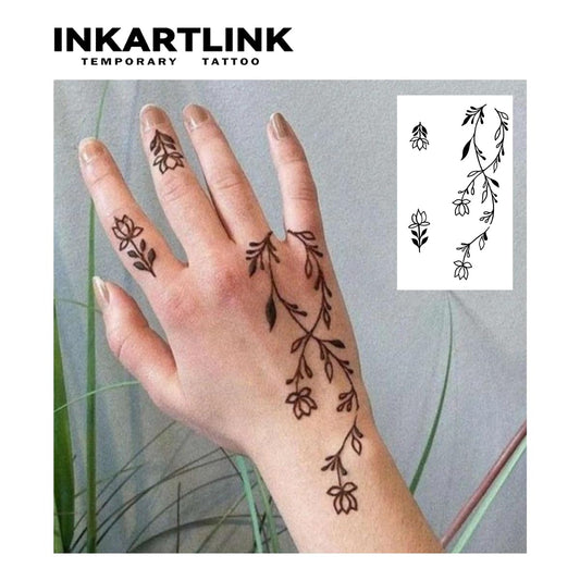 INKARTLINK temporary tattoo looks incredibly realistic for authentic body art.