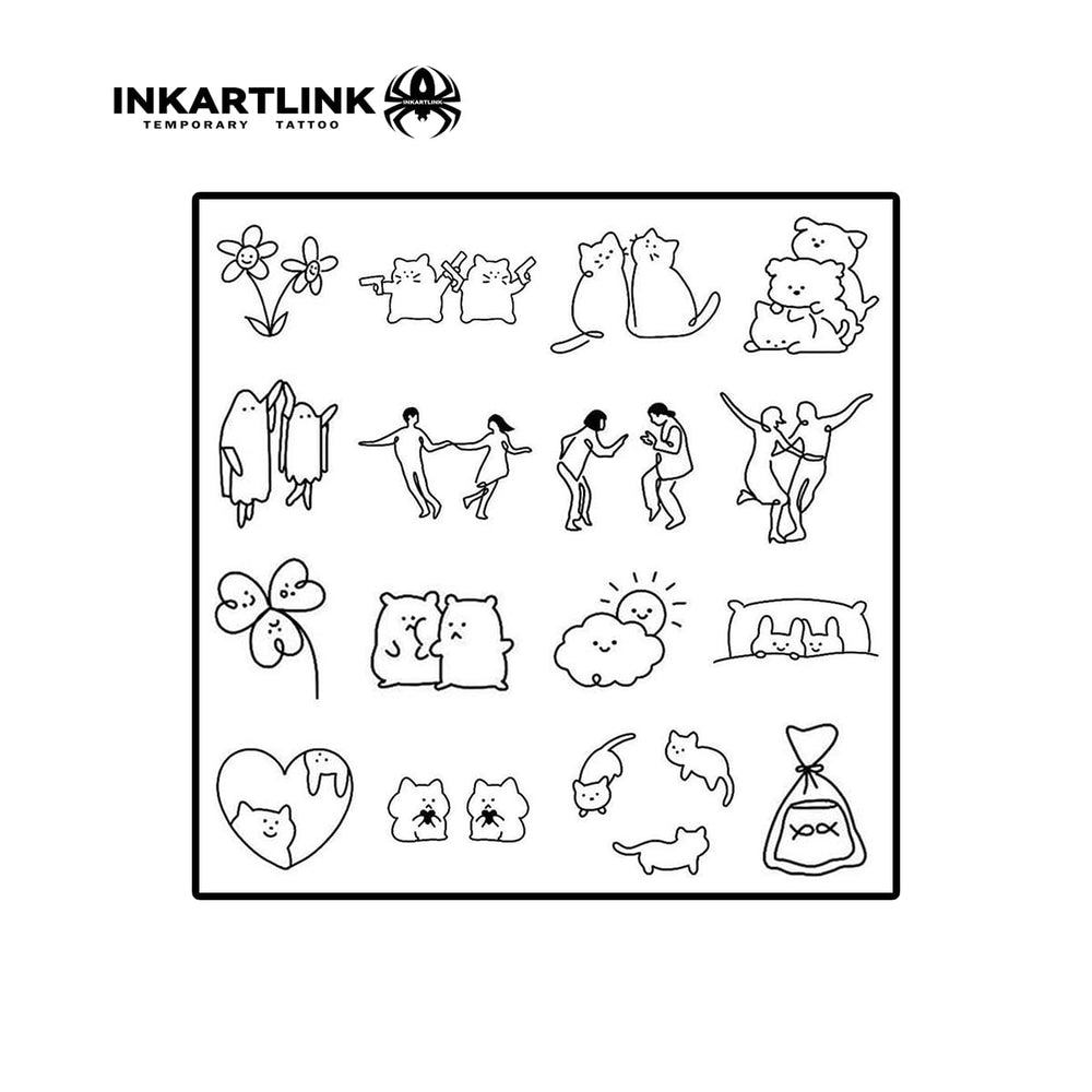 INKARTLINK waterproof and durable tattoo for beach days and gym sessions.