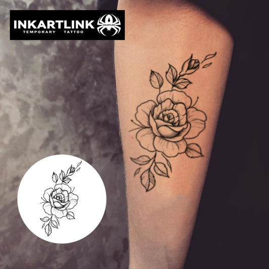 INKARTLINK waterproof semi-permanent tattoo suited for busy days and water activities.