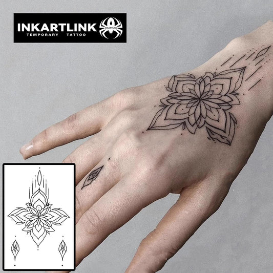 INKARTLINK waterproof semi-permanent tattoo offers long-lasting wear for events.