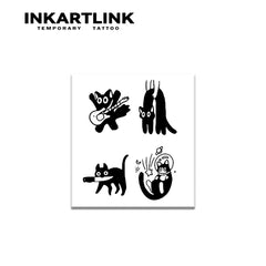 INKARTLINK waterproof tattoo remains sharp during activity and wear.