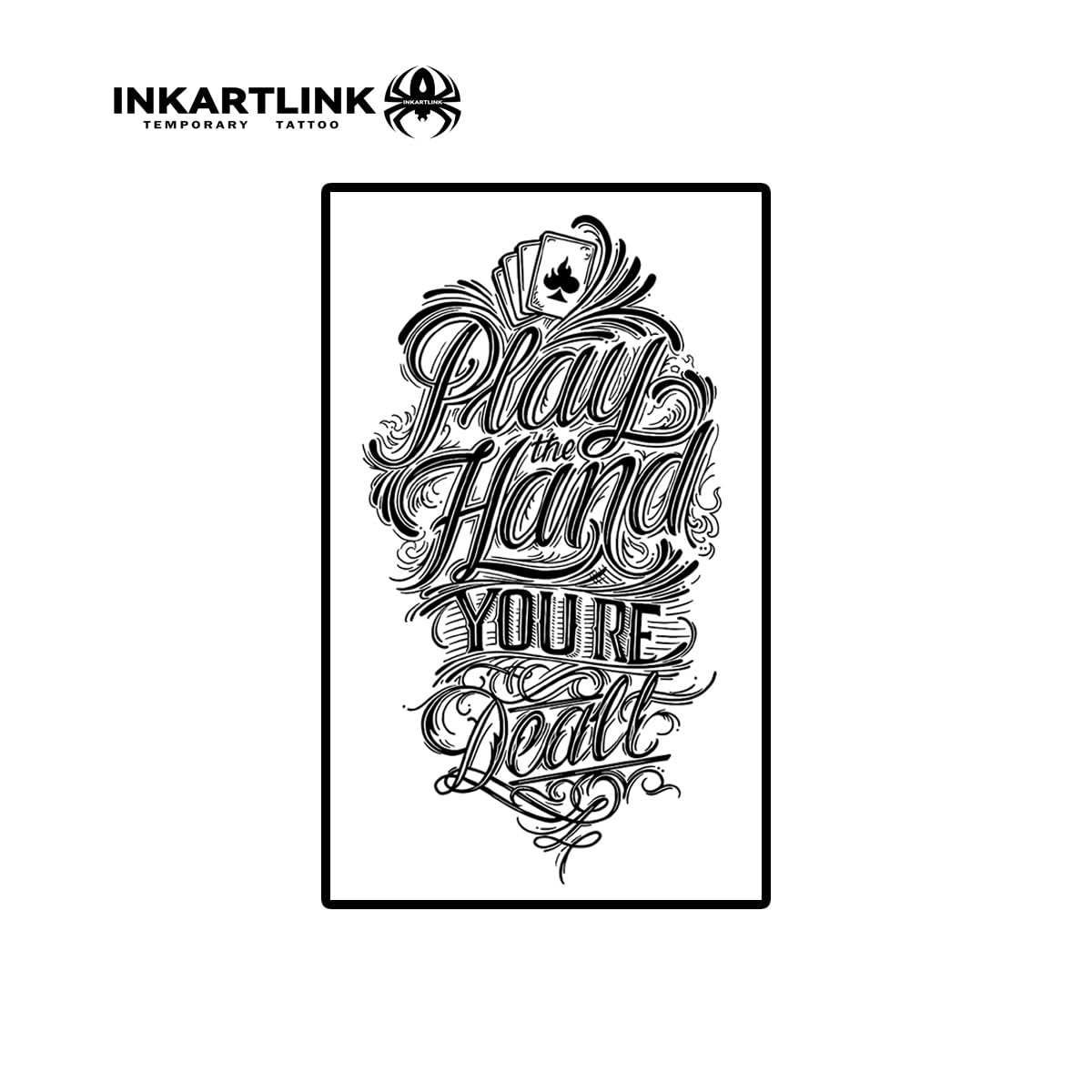 INKARTLINK tattoo is waterproof and wear-resistant on skin.