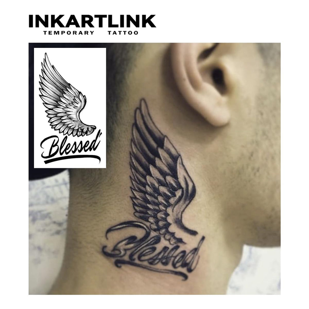 INKARTLINK wing tattoo packaging showcasing premium gift-ready presentation