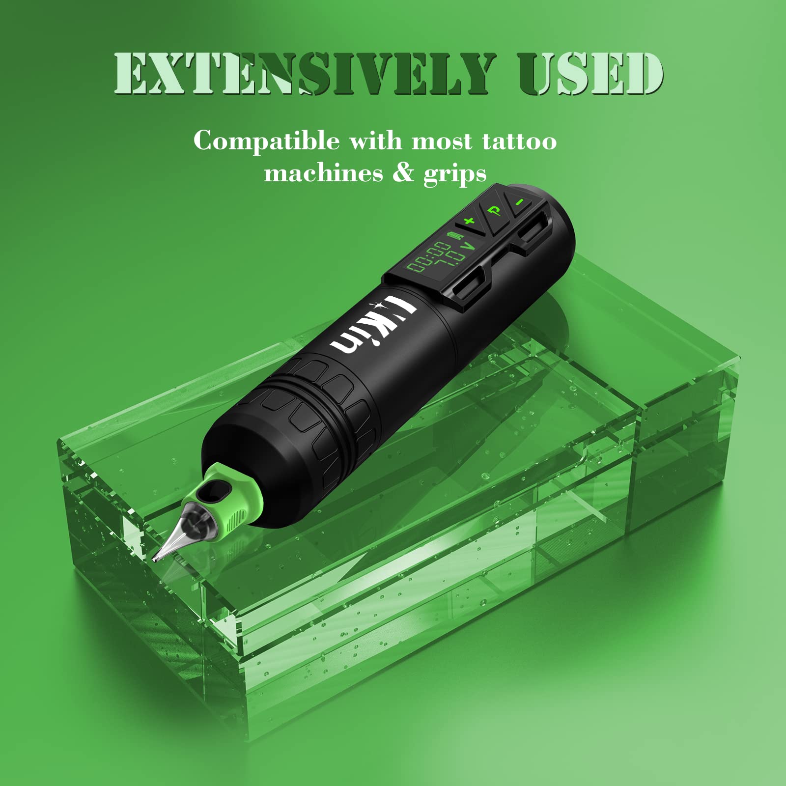 INKin Kelly EO sterilized packaging ensures hygienic professional use.