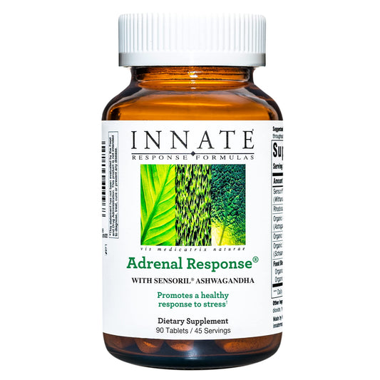 Bottle of INNATE Adrenal Response Formula with Ashwagandha