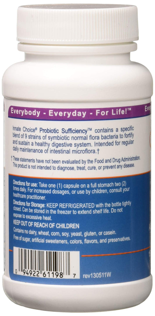 Close-up of bottle label showing 60 vegetarian capsules