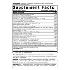 Two-a-day serving illustration for womens multivitamin