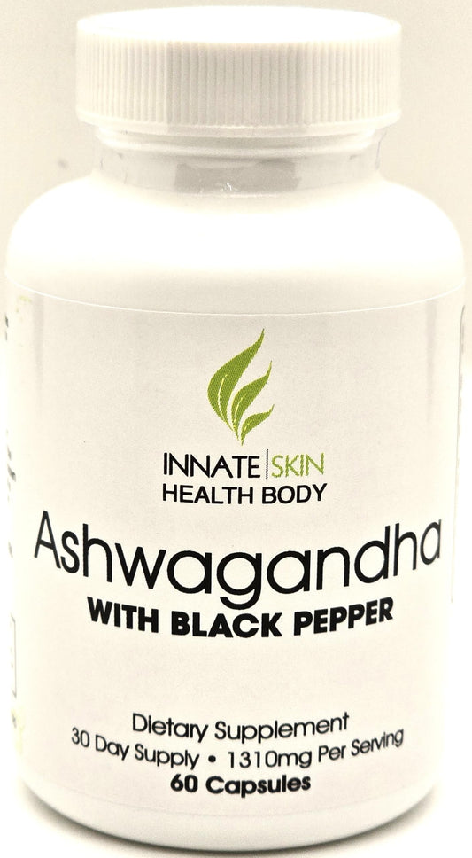 Innate Skin Health Ashwagandha Extra Strength 1300mg bottle