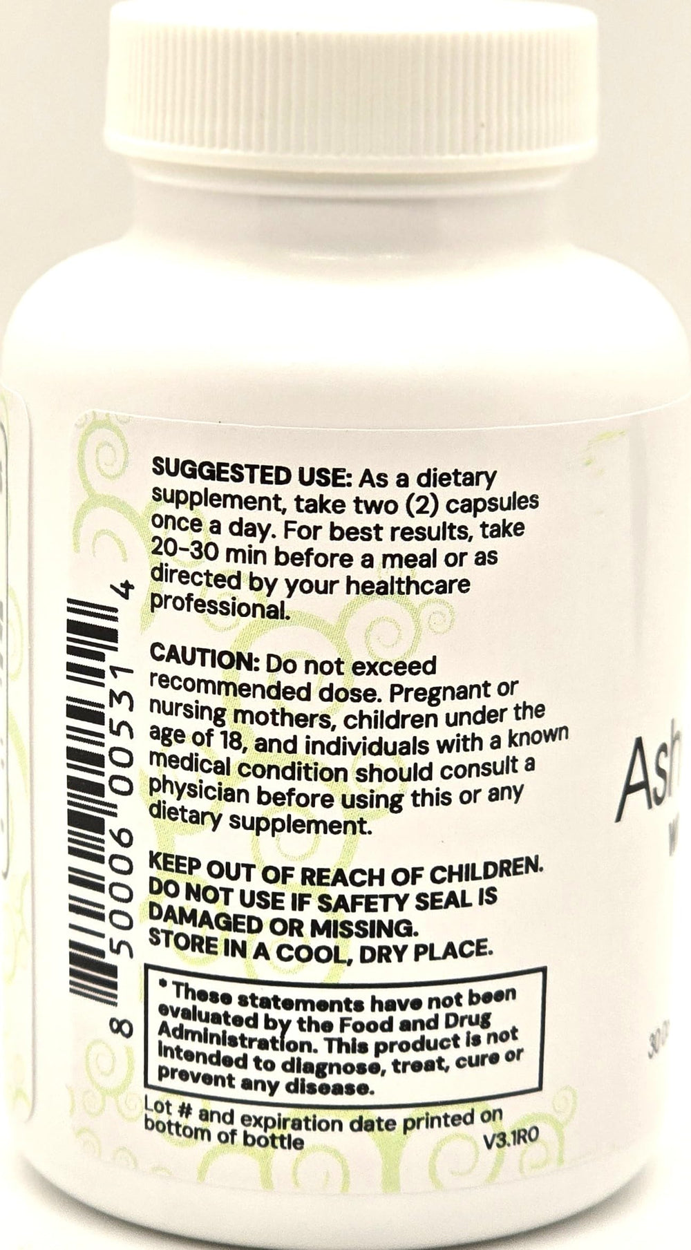 Non-GMO vegetarian capsules packaging featuring organic black pepper extract