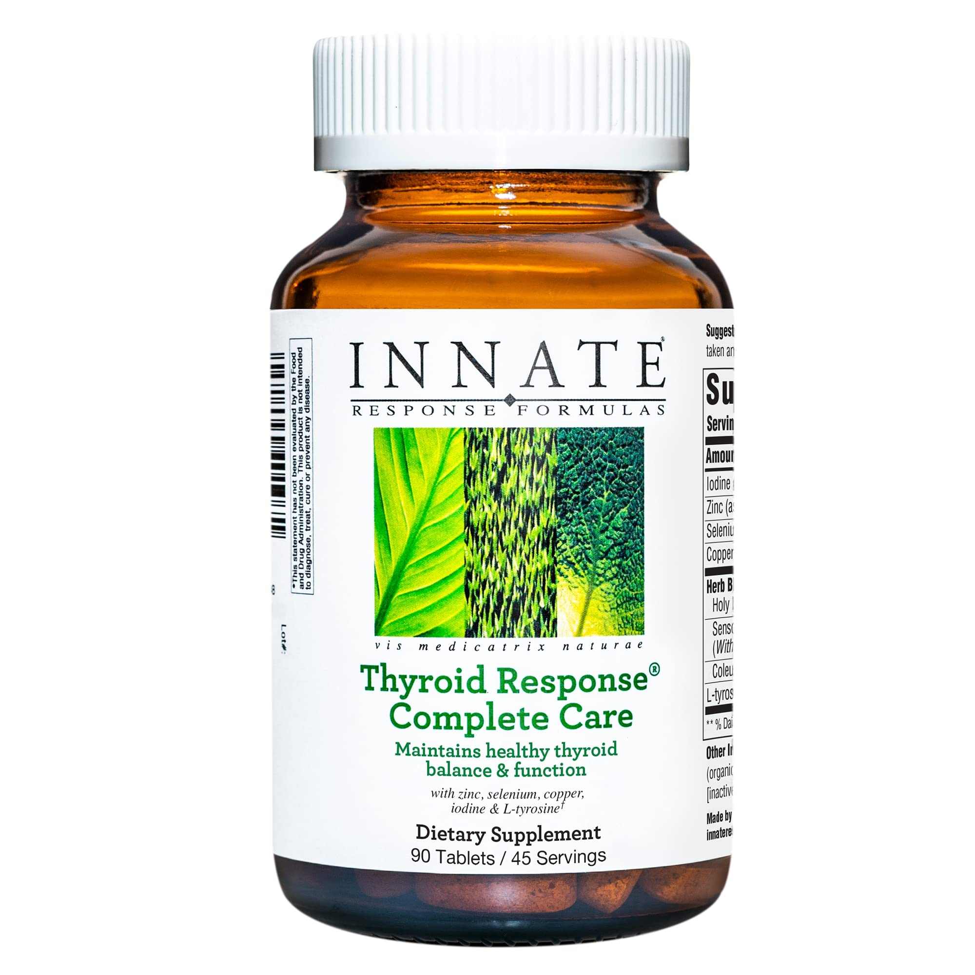 INNATE Thyroid Response Complete Care bottle on white background