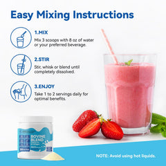 Product box highlighting beauty, gut health, and immune support benefits