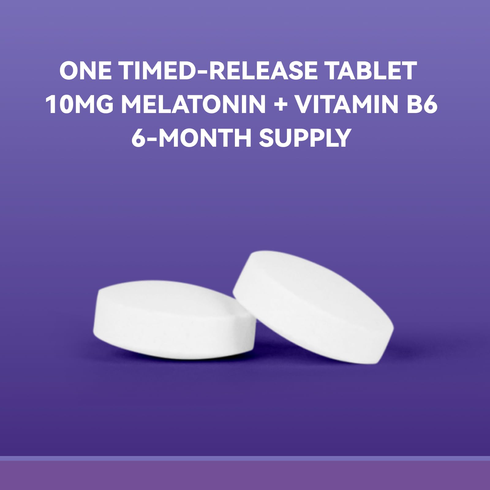 Nutrition facts panel for Inner Brightness Melatonin 10mg tablets