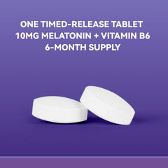Nutrition facts panel for Inner Brightness Melatonin 10mg tablets