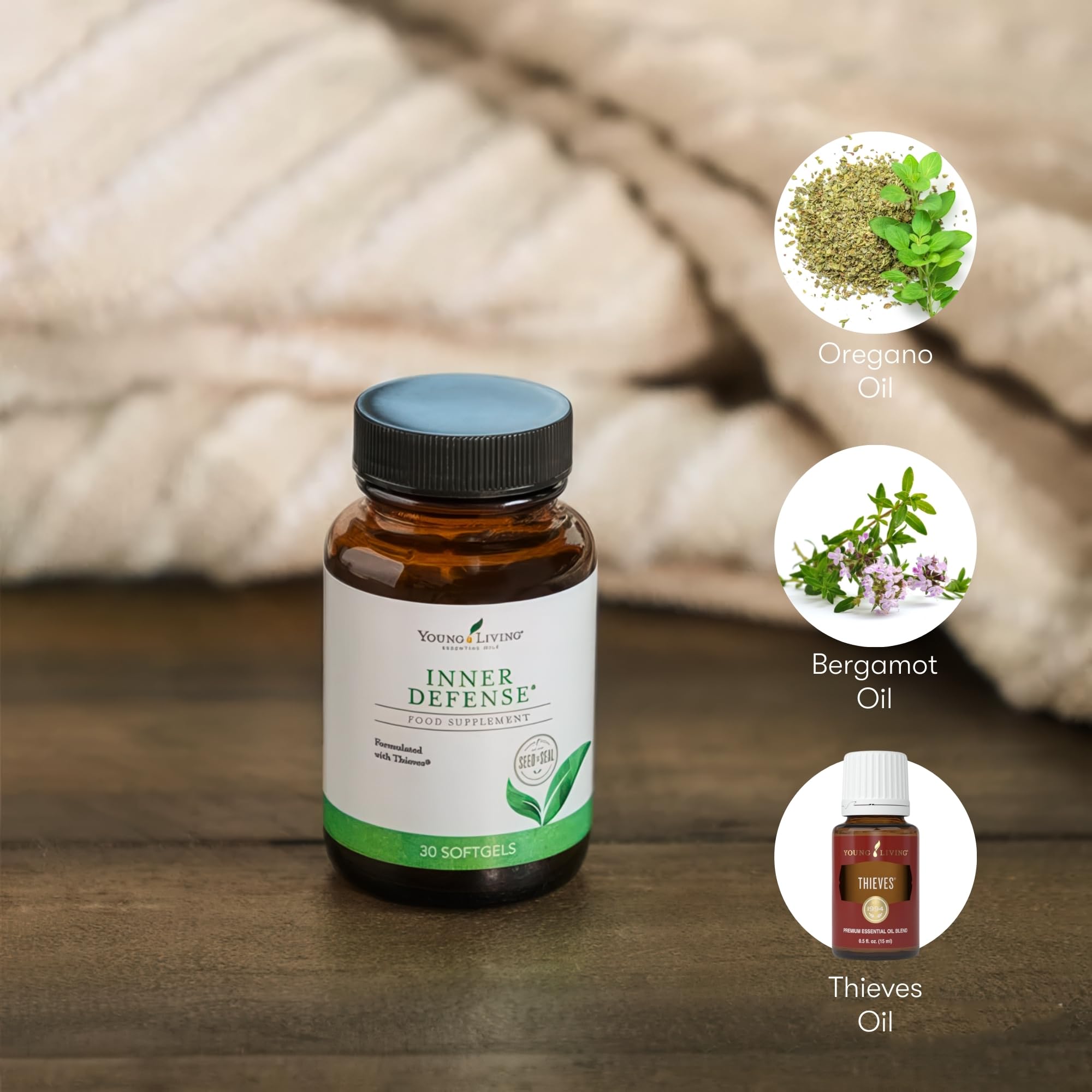 Seasonal wellness concept highlighting immune support