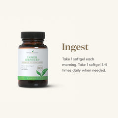 Seasonal wellness concept featuring INNER DEFENSE