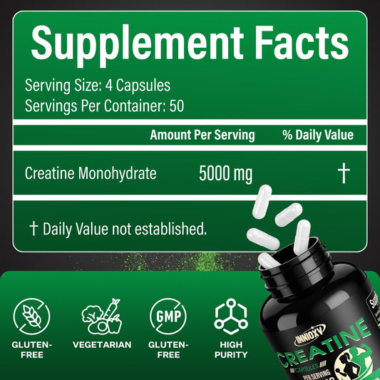 Close-up of INNIOXV 5000mg per serving capsules