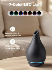 InnoGear diffuser displaying continuous and intermittent mist modes