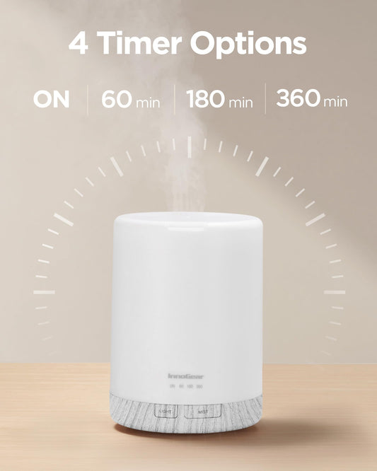 Top view showing timer options on diffuser