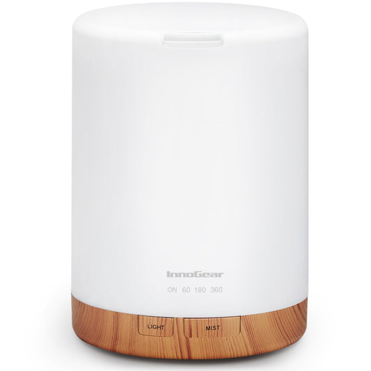 InnoGear 300ml essential oil diffuser yellow - front view