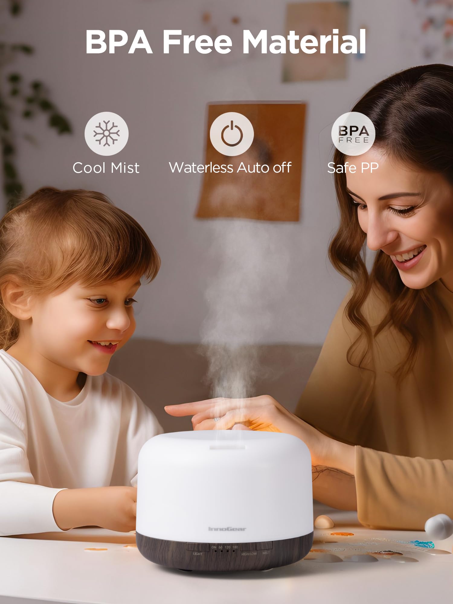 InnoGear diffuser packaging and accessories