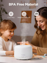 Product packaging and user manual for InnoGear diffuser in white box
