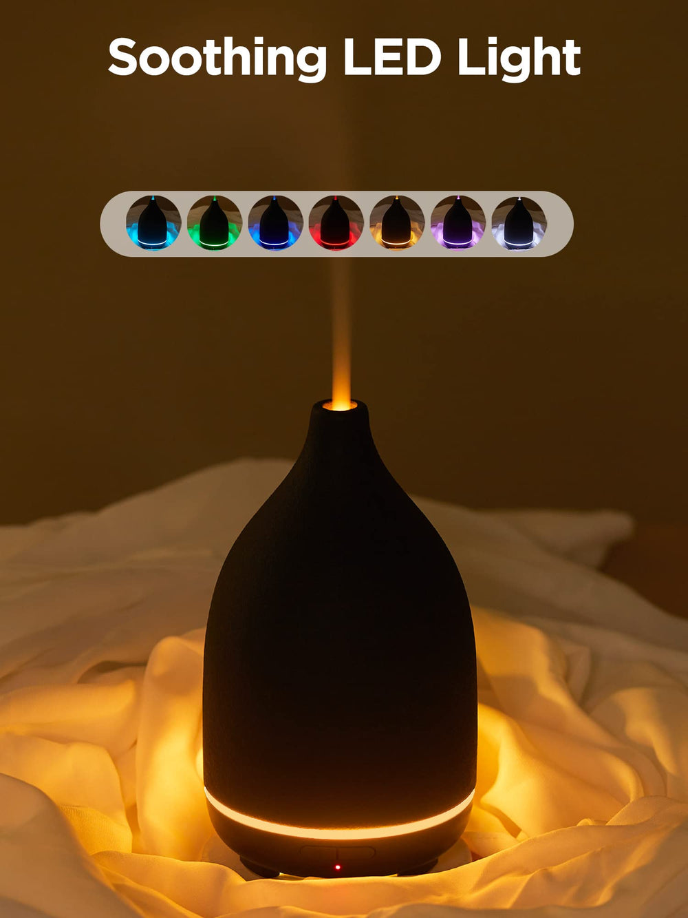 InnoGear diffuser with LED light in night mode