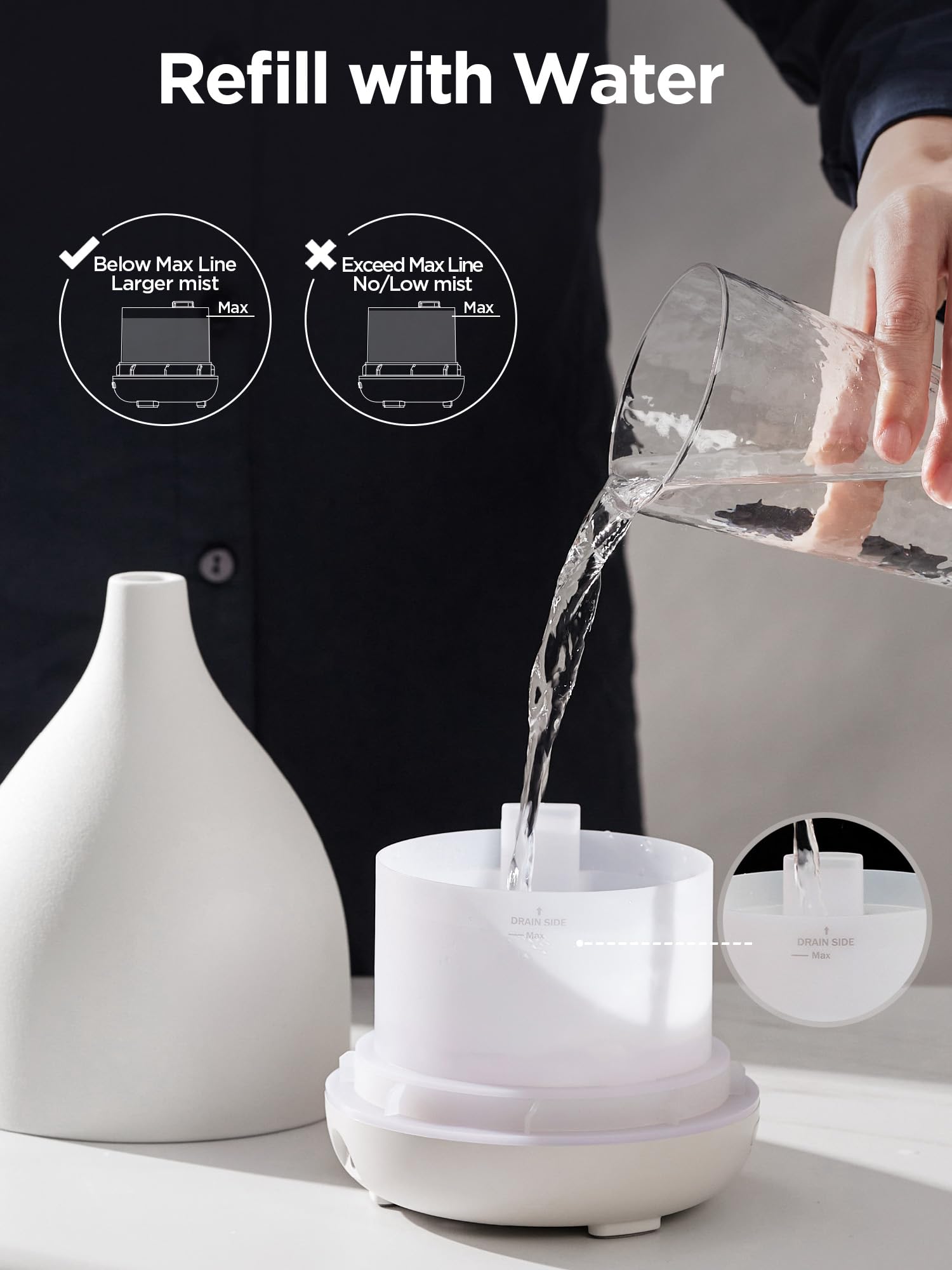 Unboxed InnoGear ceramic oil diffuser as a gift idea