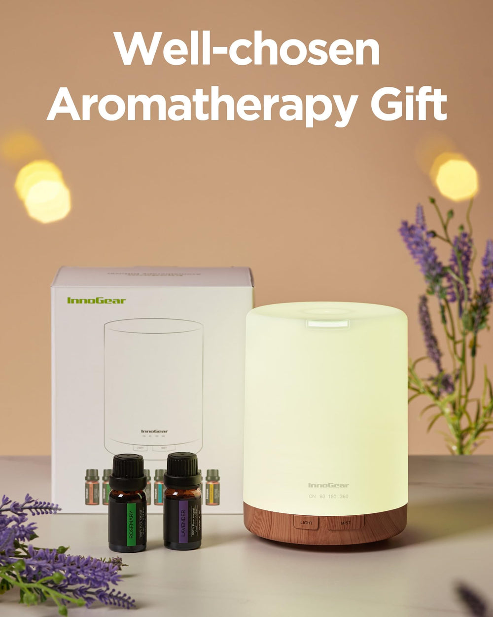 Diffuser showing auto-off safety feature