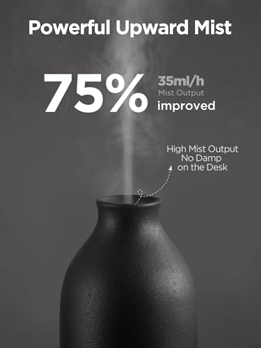 Close-up of handcrafted ceramic stone diffuser with fingerprint-resistant finish