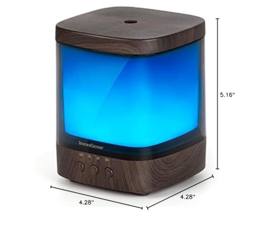 InnoGear diffuser dark housing blends with modern interiors