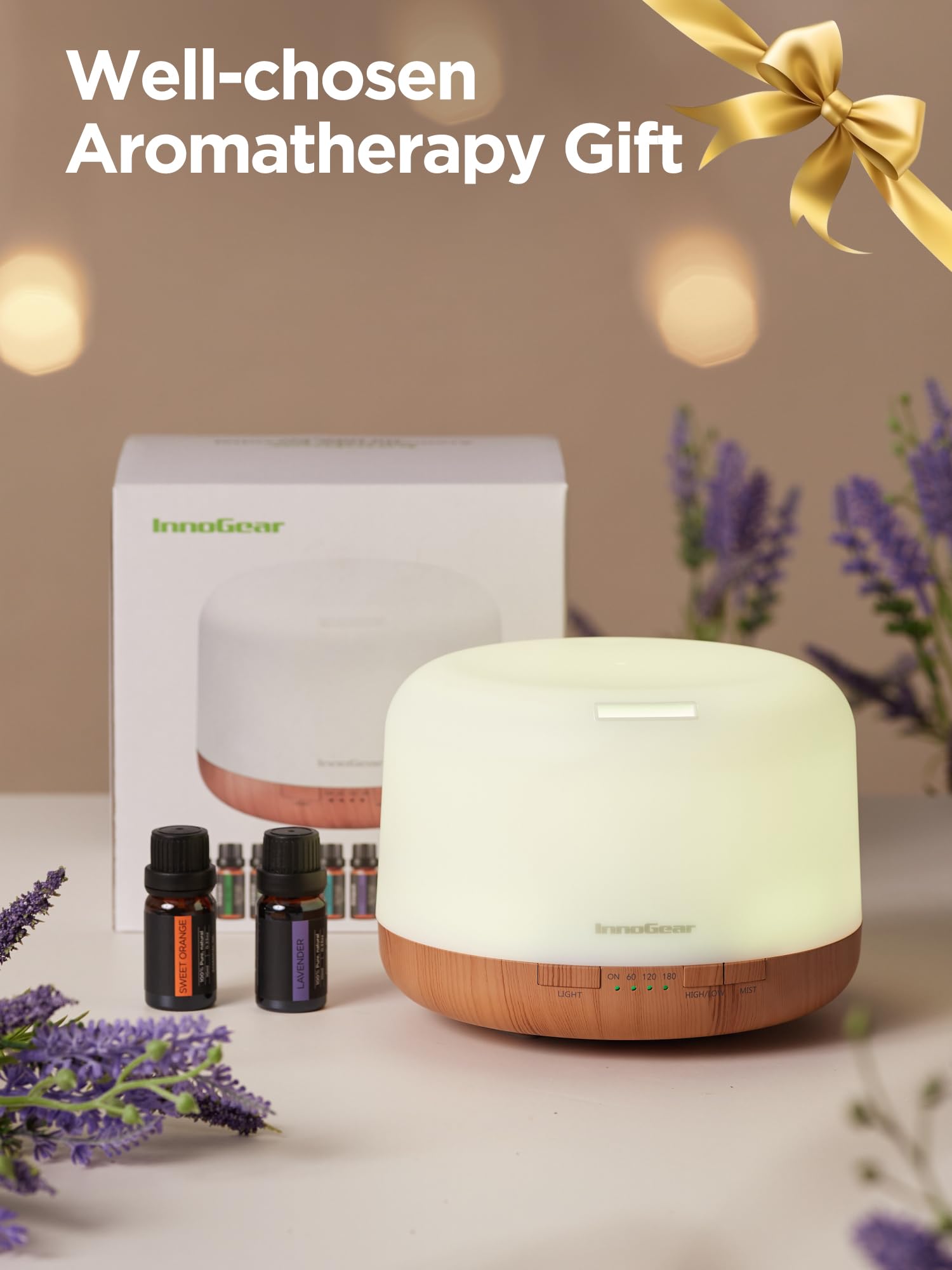 Remote control for InnoGear diffuser works up to 16.5 ft