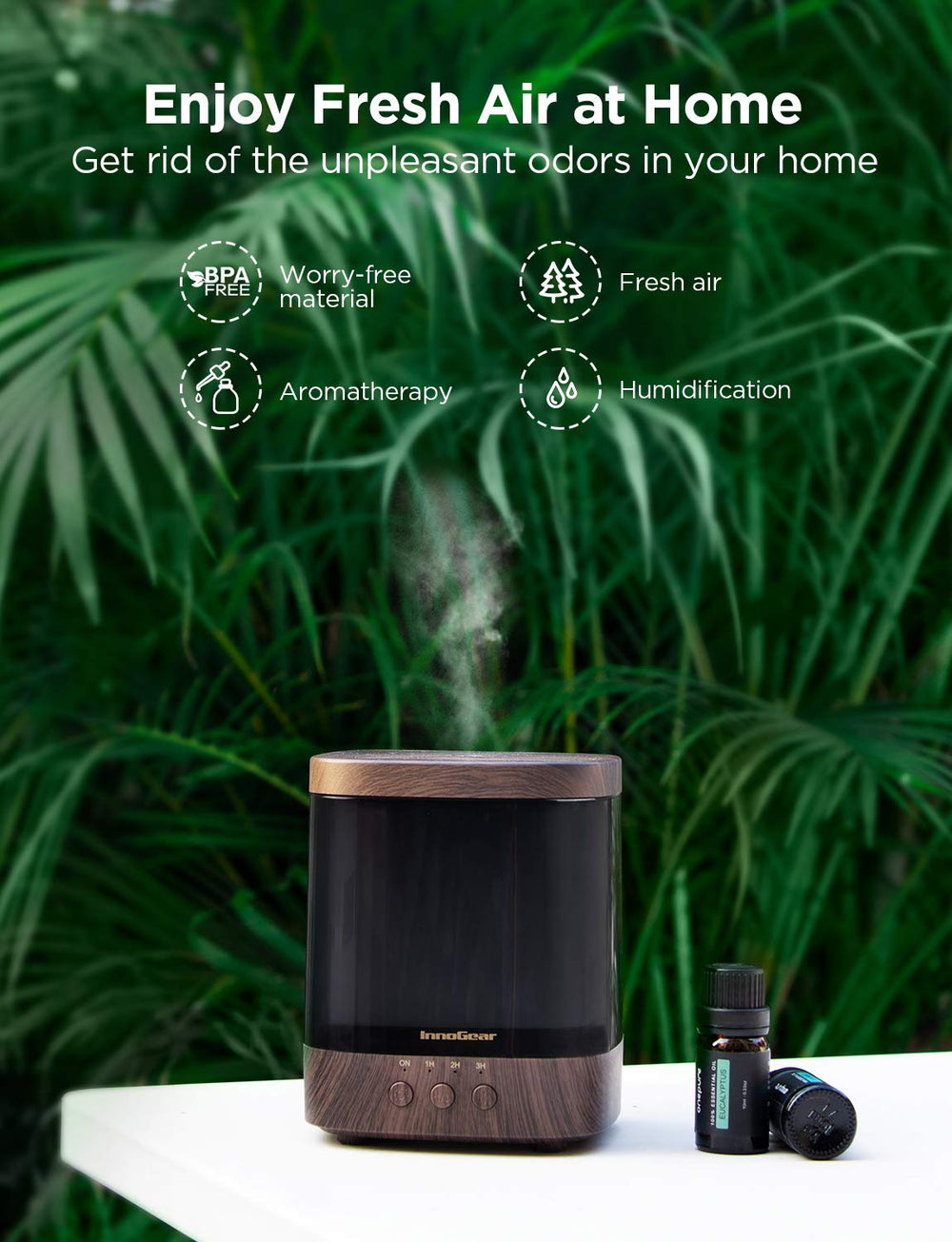 InnoGear diffuser side power jack design simplifies setup