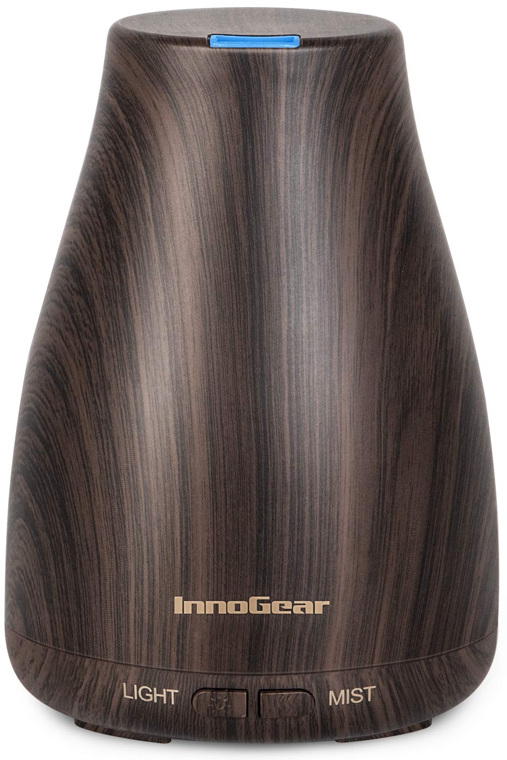 InnoGear brown essential oil diffuser – front view