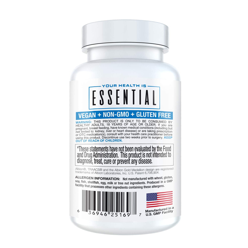 Veg capsules containing chelated minerals for maximum absorption