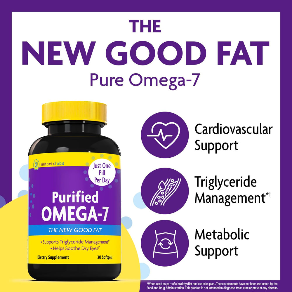 Purified Omega-7 210 mg per capsule