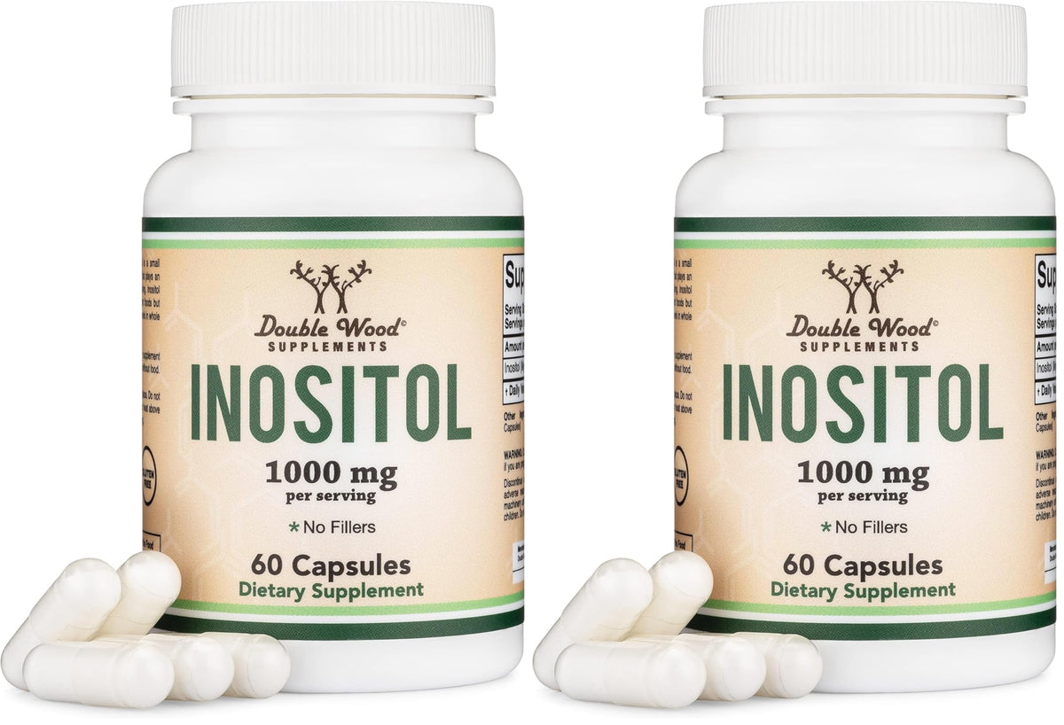Inositol 1000mg capsules bottle – product hero image