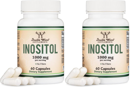 Inositol 1000mg capsules bottle – product hero image